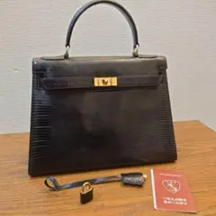リザード　バッグ　ハンドバック JRA　南京錠