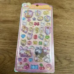 フワフワらびちゃん うるちゅるポップシール　ボンボンドロップシール