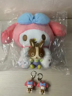 【非売品】マイメロディ　ぬいぐるみ キーホルダー　宇佐美　当選品　マイメロ