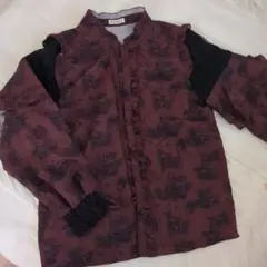 axes femme　ワインレッド　トップス