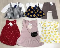未使用　子供服　女の子　60～90cm　6枚セット　ELFINDOLL