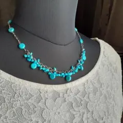 ターコイズ・ブルー ・ ネックレス