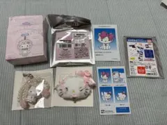 チャーミーキティ　ホワイトフリル　シークレットストラップ　ヘアクリップ　証明写真