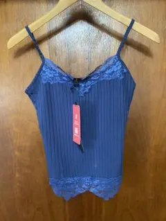 新品タグ付き！ROMWE ネイビー キャミソール S