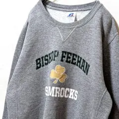 ラッセルアスレティックビショップフィーハンシャムロックトレーナースウェットグレー