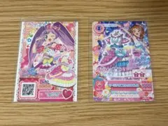 アイカツ　プリパラ 入場特典　大空あかり　真中らぁら