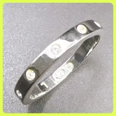 ✨美品✨スワロフスキー SWAROVSKI シルバークリスタルリング17.5号✧のサムネイル