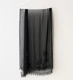 Vivienne Tam ビビアンタム　ブラックストール ビーズ刺繍のサムネイル