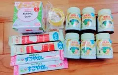 らくらくミルク缶、にこにこボックス、アタッチメント、すこやか、ほほえみまとめ売り