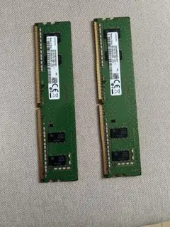 Samsung DDR4 2666 4GB×2枚 動作品