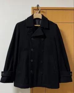 SHIPS シップス ダブルピーコート ブラック 黒 Lサイズ