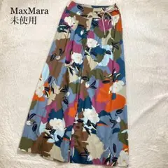 極美品 ヘラルボニー フレアスカート 「無題(春) 」 総柄 現行販売品