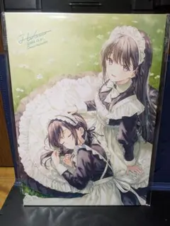 Hiten先生 複製原画(保証書付き) Hiten 「 君を待ってる 」 複製原画 A2サイズ 【サイン入り保証書付