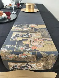 A881★逸品‼️豪華刺繍‼️テーブルランナー2m10cm