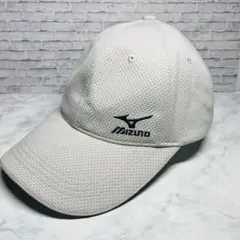 ミズノ MIZUNO キャップ 帽子 白 ホワイト メッシュ スポーツ