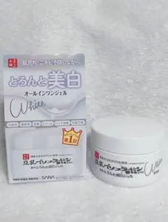 化粧下地豆乳イソフラボン　オールインワンジェル　化粧水　美白　美容液クリーム