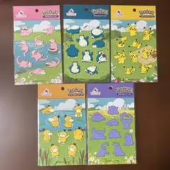韓国　ロッテワールド限定　ポケモン　シール　フルセット