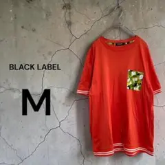 即日発送！ BLACK LABEL 半袖Tシャツ オレンジ Mサイズ 古着のサムネイル