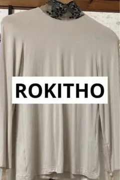 LOKITHO ロキト エンブロイダードレースコンビロングスリーブT