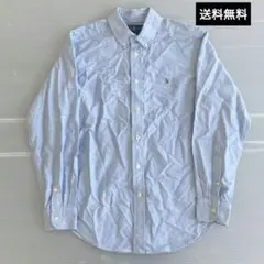 ♪ Ralph Lauren 水色 ボタンダウンシャツ サイズ14 コットン