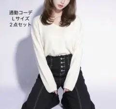 通勤コーデ Lサイズ 2点セット