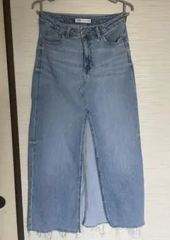 ZARA デニムタイトスカート