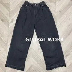 グローバルワーク　デニム　ワイドパンツ　140
