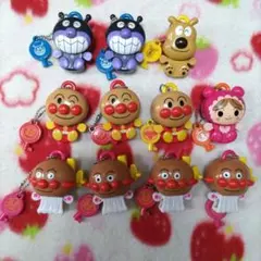 ☆used☆ロックDEアンパンマン ガチャガチャ まとめ売り 11点セット