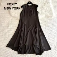 ☆フォクシーニューヨーク43774DRESS ETINCELLEワンピース40☆ - メルカリ
