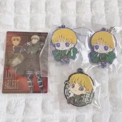 進撃の巨人　アルミン　まとめ売り　ラバーマスコット　ウエハースカード