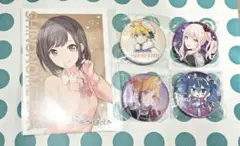 5点セット　プロセカ　アニメイト　初期　缶バッジ　ポストカード 雪ミク　缶バッジ