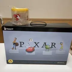 【最終値下げ】ピクサーキャラクター＆ロゴフィギュアセットとキャニスター2点セット