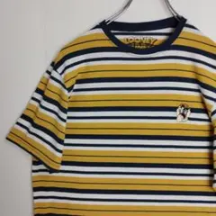 ルーニー・テューンズ 半袖シャツ Tシャツ ボーダー マルチカラー メンズＳのサムネイル