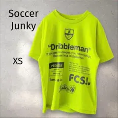 サッカージャンキー＊Tシャツ 【XS】ネオンイエロー プラクティスシャツ 半袖のサムネイル