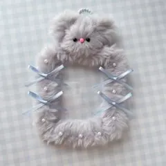 ☆送料無料☆モール人形くまさんトレカケースキーホルダー