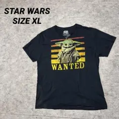 STAR WARS ベビーヨーダ Tシャツ XL 黒 グランジ