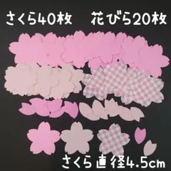 さくら　花びら　春　壁面　製作