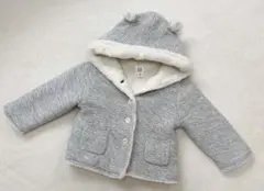 【値下げ】BabyGAP ギャップ ボア ジャケット くま耳 フード付き コート