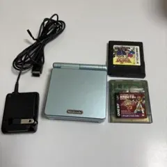 ゲームボーイアドバンスSP 水色 本体とゲームソフト2本