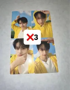 seventeen heaven carat盤　封入トレカ　4種　ジュン✖️3