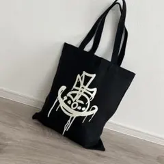 新品　オーブ柄　トートバッグブラック