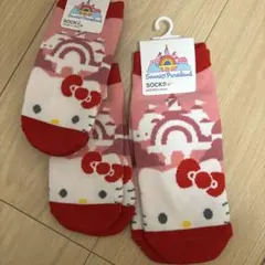 サンリオピューロランド　キティ　靴下　23〜25✖️1 ・13〜18✖️2
