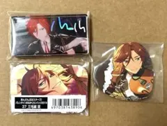 あんスタ 三毛縞斑 ESMG ハート缶バッジ バレンタインまるかく