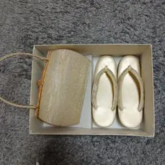和装用 草履 バッグ セット ゴールド　値下げしてます！