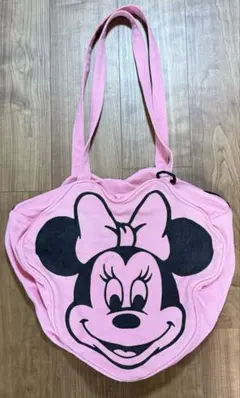WCJ Disney ミニーマウス フェイス型トートバッグ ピンクのサムネイル