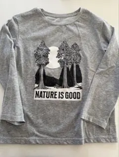 THE NORTH FACE 長袖カットソー 140 グレー