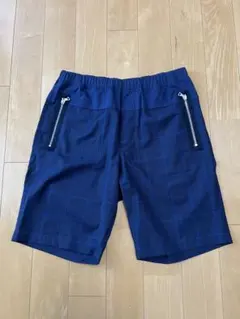 OAMC チェック柄 ショートパンツ ネイビー メンズ Sのサムネイル