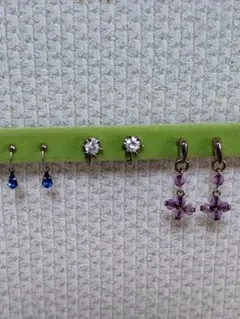 普段使いに丁度いいイヤリング3点セット