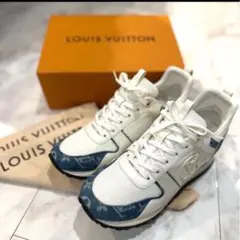 LOUIS VUITTON スニーカー デニム ホワイトのサムネイル