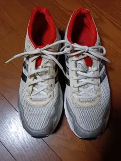 adidas ランニングシューズ 27 LITESTRIKE ホワイト×レッド